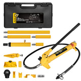 YELLOW JACKET 12 ton Porta Power Kit Hydraulic Ram Jack Pusher Puller Auto Body Frame Repair Tool with Blow Mold Carrying Storag