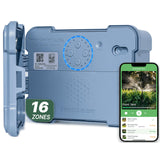 ImoLaza Outdoor Smart Sprinkler Controller, 16-Zone WiFi Irrigation Controller with Hyper-Local Weather, App Remote Control, Wor