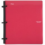 Five Star Flex Hybrid NoteBinder, 1 Inch Binder with Tabs, Notebook and 3 Ring Binder All-in-One, Red (72005)