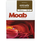 Moab Entrada Rag Natural 300, 100% Cotton Fine Art Archival Inkjet Paper, 2Sided, Smooth (Hotpress) Natural White Matte, Heavy 