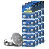 YKM SR920SW 370 371 Watch Battery AG6 LR921 V371 1.55V Silver Oxide Battery Long Lasting Button Coin Battery 40 Pack
