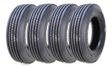 4 GREMAX Heavy Duty All Steel Trailer Tires ST215/75R17.5 18-ply Load Range J