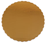 Southern Champion Tray 1615 10 Sturdy Corrugated Single Wall Cake Circle, Greaseproof, Gold Metallic (Case of 200)