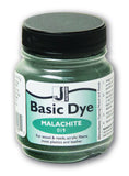 Jacquard Basic Dye .5oz - Malachite - The Perfect Solution for Hard to Dye Materials - Wood - Reeds - Straw - Paper - Leather - 