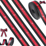 Tegeme Yards Inch Ribbon Ribbon Polyester Craft for Bow Crafts DIY Gift Wrapping Hair Bows Lanyard Party Supply(Cheer,10 Yards 7