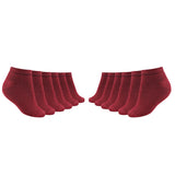 Mukhaksh (Pack Of 6 Pairs = 12 Socks Men Winter Woolen Warm Maroon Sneaker Length Socks