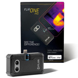 Flir One Pro - Thermal Imaging Camera for iOS Smartphones (iPhone 14 and Older w/Lightning Port), 480x360 Super Resolution (160x