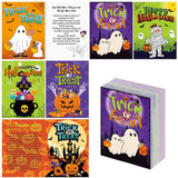 Engrowtic 240 Pcs Halloween Gospel Tract Card Bulk Pumpkins Salvation Cards Pocket Holy Postcard Prayer Postcards Christian Insp