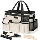 Cleaning Caddy Organizer with Handle - Large Caddy Bag for House & Bathroom Cleaning Supplies, 15 x 8 x 10.5 inches Cleaning Sup