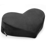 Liberator Heart Wedge Sensual Positioning Pillow - Liberty, Microvelvet Black 14088