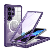 Hekodonk for Samsung Galaxy S25 Ultra Case Glitter,Compatible with MagSafe[Built-in Tempered Glass Screen Protector & Camera Len