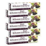 Herbodent Black Elderberry Toothpaste - 6.53oz/185g Pack of 6 | with The Goodness of Black Elderberry | SLS Free | 5 Organic Her