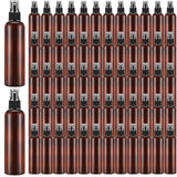 Eccliy 64 Pcs 8 oz Spray Bottles Fine Mist Cleaning Bottles Clear Empty Plastic Travel Sprayer Refillable Sprayer with Cap for C