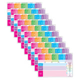 Ashley Productions Smart Poly Chart, 13 x 19, Place Value, Pack of 10