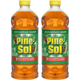 PineSol Multi Purpose Cleaner, 2 Pack Original Pine Scent, For Floors Sinks, Bathtubs, Long Lasting Scent Multi Surface Cleaner