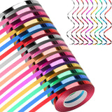 Shappy 15 Rolls Metallic Curling Ribbon, 1/5 Wide x 11 Yards Total 165 Yards Shiny Balloon String for Gift Wrapping Assorted Col