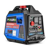 4000 Watt Inverter Generator, 120V Gas Powered Generator SuperQuiet, Remote Start/Electric Start/RV Ready/EPA for RV, Camping an