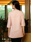 Libas Women'S Cotton Blend Straight Kurtis (58248B_Pink Pink S