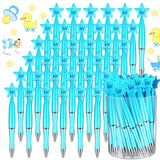 Outus 48 Pcs Baby Shower Pens Bulk Ballpoint Pens It's a Boy Favors Baby Supplies for Guests Baby Shower Birth Announcement Gift