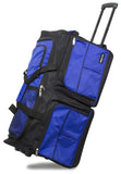 Dejuno 28Inch Rolling Duffle Bag, Blue