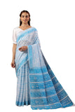Tamaira Fashion Mulmul Pure Cotton Saree For Woman Warli Printed|Office Wear Daily Wear Sarees For Women Without Blouse Piece(Av