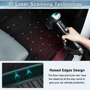 Mixsuper Floor Mats for Toyota GR86 2022-2025 All Weather Floor Liners 1st & 2nd Row Set Black