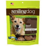 Herbsmith Smiling Dog Treats - Freeze Dried Raw Beef, Potatoes, Carrots & Celery - Thats 100% it - 2.5 Ounce