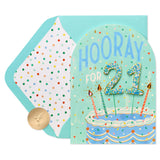 Papyrus 21st Birthday Card, Perfect for Son or Daughter (Everything You Wish For)