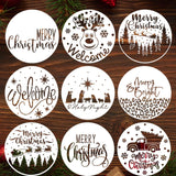 Christmas Stencils for Painting on Wood 12?Merry Christmas Stencil Holiday Stencils Drawing Templates for Door Hanger Porch Wrea
