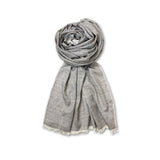 Fahabo Shimmer Woven Cotton Blend Scarf For Women Lightweight Hijab & Stole Wrap | 73 X 29 Inches (Brown)