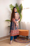 Gosriki Women'S Rayon Viscose Printed Straight Kurta With Pant & Dupatta (Ipsita Multi-Gs_L_Multicolor_Large),Dark Blue,,B0F6NHKKDB