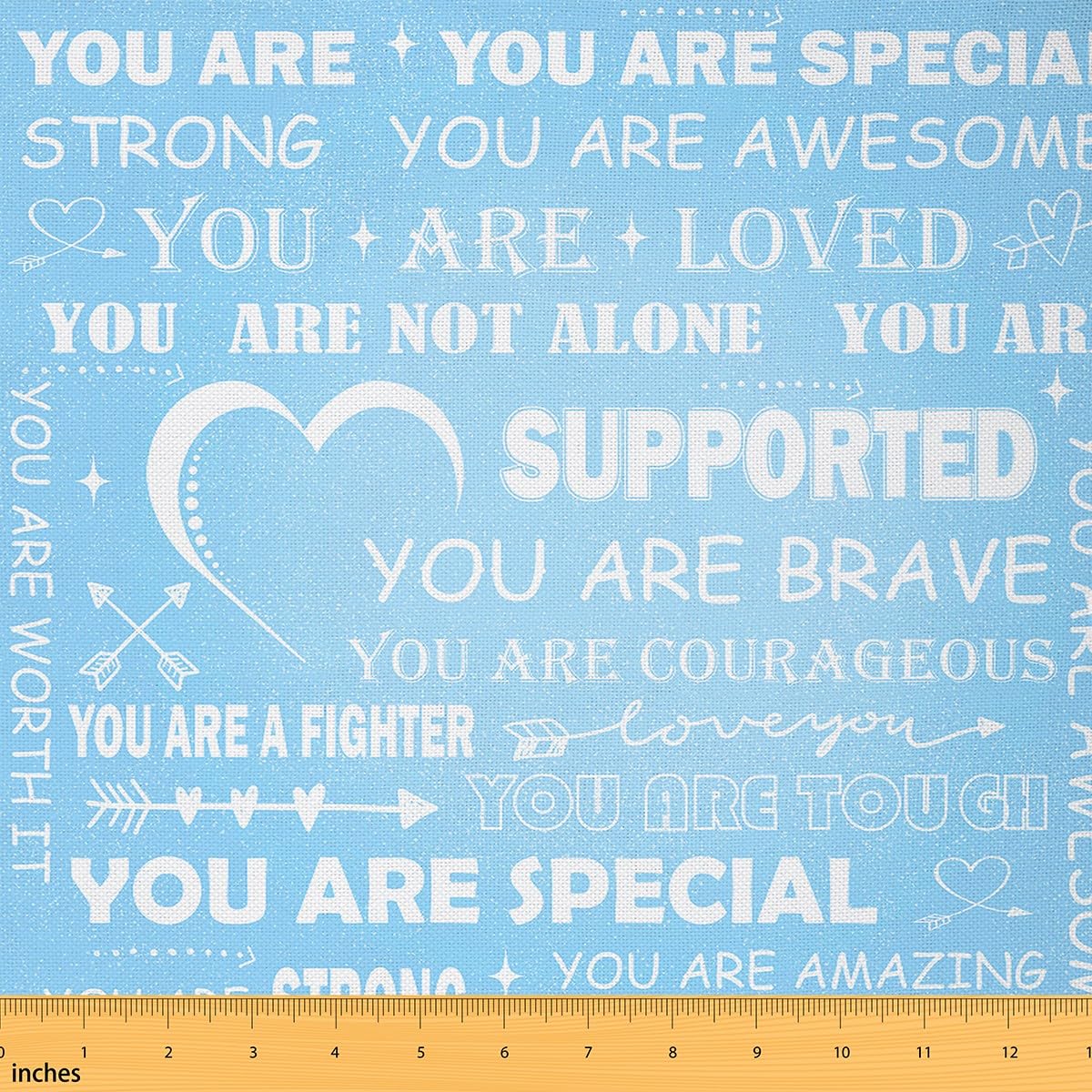 Gifts for Women Fabric by The Yard,Sympathy Gifts for Her Him,Inspirational Gift Upholstery Fabric,Inspirational Giftfor Sister 