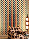 JiffDiff Retro Checkered Wallpaper Peel and Stick 15.7x 118
