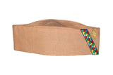 Yanwenx Uttarakhand Pahadi Topi/Cap,Brahmakamal Uttarakhand Topi, Himachali Cap (Beige Cotton)