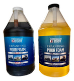 2 Lb Density Expanding Pour Foam, 2 Part Polyurethane Closed Cell Liquid Foam for Boat and Dock Flotation, Soundproofing, Fillin