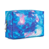 Vipdeal Galaxy Toiletry Bag For Girls, Travel Cosmetic Bag For Teens Girls Kids Cute Small Makeup Bag for Purse Waterproof Zippe
