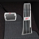 Hecotrax for Ford Explorer 2025 2024 2023 2022-2020 Aluminum Performance Pedals Set Non-Slip Accelerator and Brake Pedals Cover 