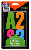 Elmers Project Popperz Repositionable Bright Paper Letters and Numbers, 300+ Glue and Stick Pieces, 2.5 Inch, Brights (E3068)