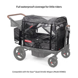 Voya Rain Cover with Bag, Radio Flyer Stroller Wagon Rain Cover