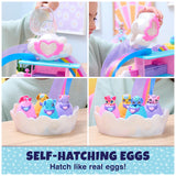 Hatchimals Alive, Hatchi-Nursery Playset Toy with 4 Mini Figures in Self-Hatching Eggs, 13 Accessories, Kids Toys for Girls and