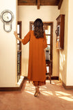 Gosriki Women'S Rayon Viscose Solid A-Line Kurta With Palazzo (Dhruvika Rust-Gs_L_Rust_Large),Rust,,B0F9PY8MV1