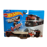 Diecast Hotwheels Super Rigs [Sky Show Rig] Detachable Trailer With Airplane Included