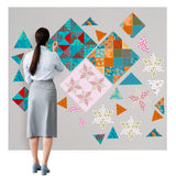 Buryeah 1 Pcs Quilt Design Wall Fabrics 72 in x 60 in with No Grid Lines Flannel for Quilting Design Wall Sewing Supplies for Cr