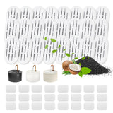 MISFANS Ceramic Cat Water Fountain Filters, 24 Pack Replacement Filters & 24 Pack Replacement Pre-Filter Sponges Set for MISFANS