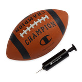 Champion Blitz Football (Youth, Classic/Black), All-Weather Football, Enhanced Grip, Durable Rubber Cover and Molded Laces, for 