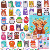 EAPHANT Diamonds Art Kits for Kids, 33 Diamond Stickers and 1 Painting Arts and Crafts Kit for Kids Ages 6-12