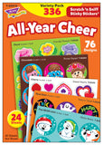 Trend Enterprises - T83919 All Year Cheer Stinky Stickers Variety Pack, 70 Designs, 8 Scents, Pack Of 336
