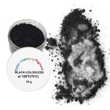 Atlanta Chemical Engineering Temperature Activated Thermochromic Powder Pigment Black Changing to COLORLESS (Translucent White) 
