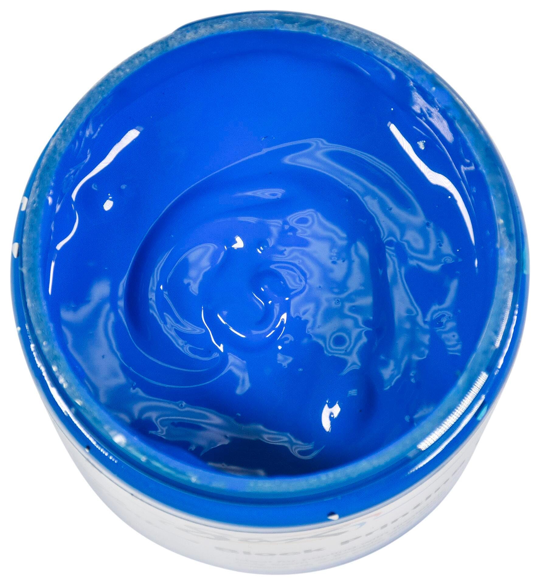 Sax True Flow Water Soluble Block Printing Ink, 1 Pint Jar, Primary Blue