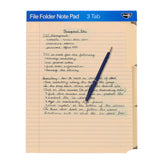 Find It File Folder Notepad - Pack of 12-9.5 x 12.5 Inch Notebook Organizer Folders for Filing, Document, and Clipboard Organiza